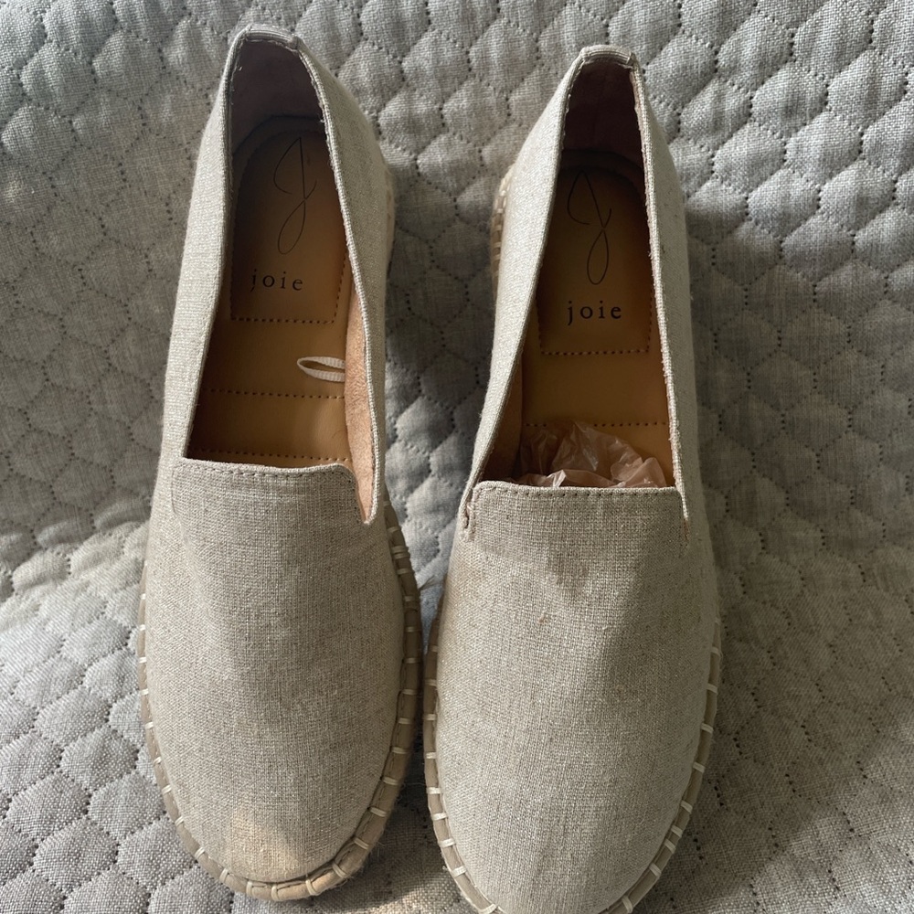 Joie Women's Cream Espadrille Slip-Ons